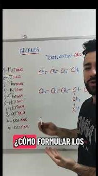 LEARN to FORMULATE ALKANES in 1 MINUTE