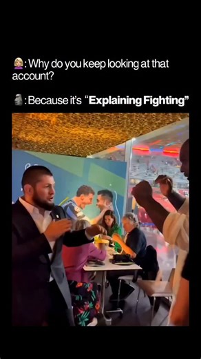 Explaining Fighting on Instagram: "Khabib’s feint in action shows why his pressure felt suffocating. It wasn’t just strength—it was deception layered into every step. Opponents never knew what was coming next. Khabib used feints to force reactions, not to look flashy. A level change feint alone made fighters drop their hands or freeze their feet. That split second was all he needed. The feint worked by threatening multiple outcomes at once. Strikes looked like shots, shots looked like strikes. W