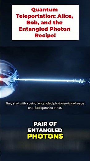 Quantum Teleportation: Alice, Bob, and the Entangled Photon Recipe!