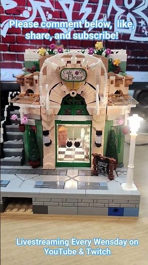 Turning the Lego French Cafe into a full Modular Building!