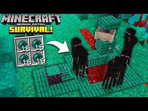 FARM de ENDERMAN no NETHER! - Minecraft Bedrock Survival (#23)