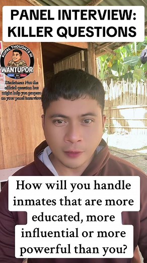 Panel Interview: Killer Question How will you handle inmates who are more educated,more influential or more powerful than you? #2026cycle #Bucor #recruitment #application #interview