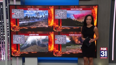 Updates on several wildfires burning across Colorado