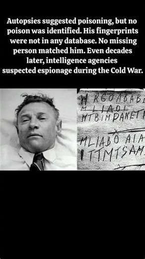 The Somerton Man (Australia, 1948) #viral #viralshort #mysterious #subscribe