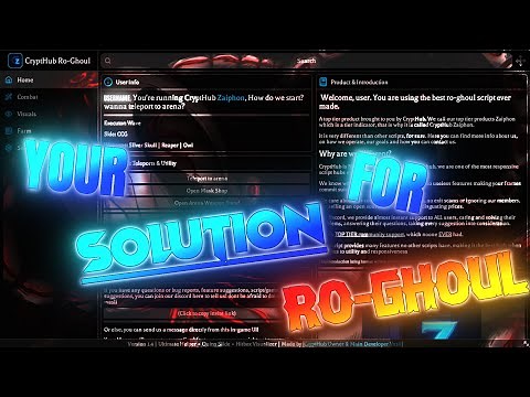 Ro-Ghoul Auto-Farm Script, Autofarm, Silent Aim, Quinx Slide | Better than azfake? | LINK IN DESC