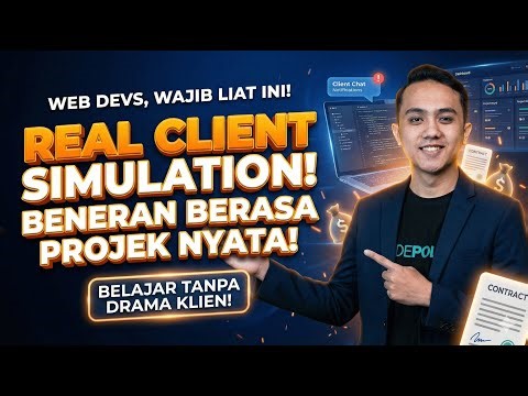 Cara Jadi Freelance Web Developer + Simulasi Real Project Klien (Full Guide)