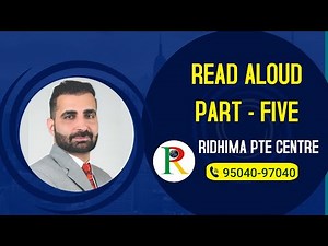 RIDHIMA PTE CENTRE- READ ALOUD PART FIVE