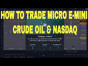 How to Trade Micro E-Mini Nasdaq & WTI Crude Oil Futures on TradingView!