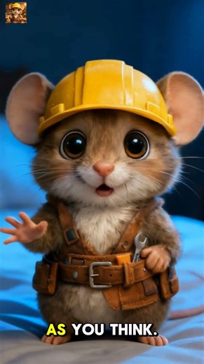 Tiny Carpenter Mouse Chased by a Cat 💔🐭 | Tiny Mouse Jobs #4