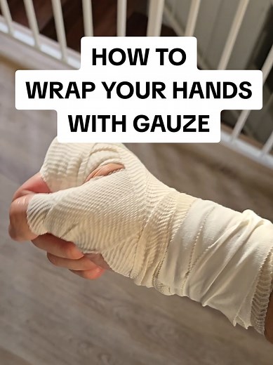 How to Wrap Your Hands with Gauze for Boxing