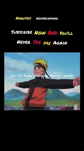 #Naruto return his village😁#anime#naruto