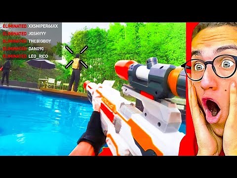Reacting To NERF VIDEO GAMES in REAL LIFE!