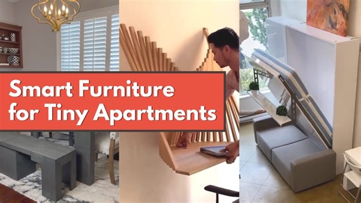Ingenious smart furniture inventions for small apartments