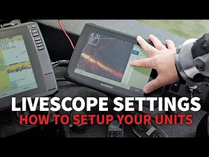 Garmin Livescope SETTINGS (How I setup my Units!)