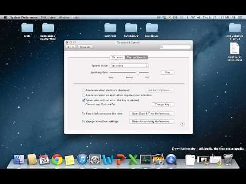 Free Text to speech on Mac- Computer reads out everything