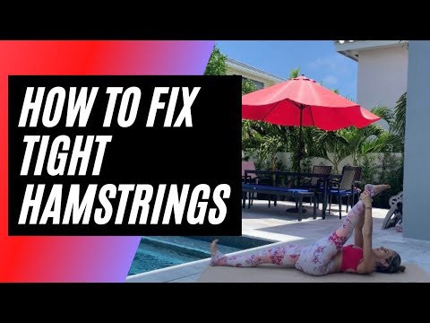 Poolside yoga flow for flexibility | Hamstring & glute stretch routine