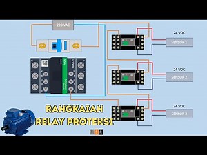CARA MERAKIT RANGKAIAN RELAY SEBAGAI PROTEKSI KONTAKTOR