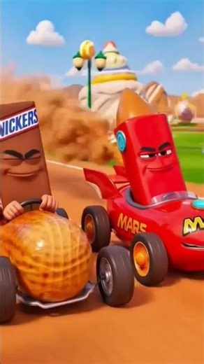 Snickers vs Mars – Epic Candy Car Race!