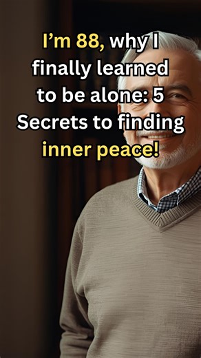 I’m 88, Why I Finally Learned to Be Alone: 5 Secrets to Finding Inner Peace! At 88, I finally learned how to be alone. Not lonely, just peaceful. I stopped waiting for company to feel complete and started finding joy in my own quiet moments. 💛 Do you believe being alone can also be beautiful? Note: This video is shared for educational and awareness purposes only. Always consult your healthcare provider for personal guidance. “Elderly Roots” is dedicated to helping seniors lead healthier, wiser,