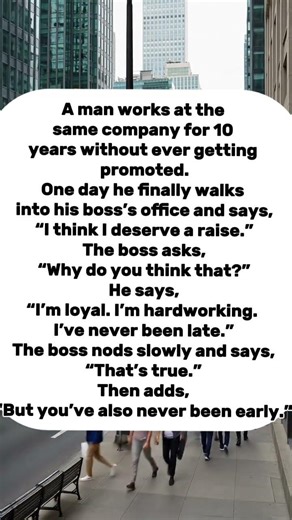 He Asked for a Raise… The Boss Said This