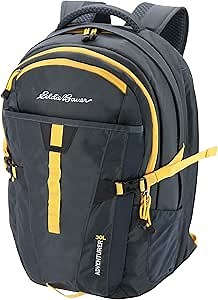 Eddie Bauer Adventurer Backpack with Organization Compartments and Hydration/Laptop Compatible Sleeve, Adventurer - Storm, 30L