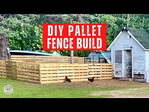 Simple DIY Pallet Fence | Build a Free, Custom Fence Easily