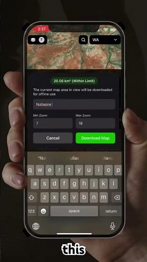 Download offline gold maps with the Detector Maps app