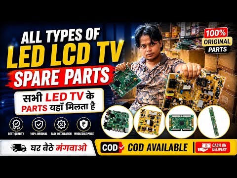 All Types of LED LCD TV Spare Parts 🔥 | Direct Factory Se | COD Available