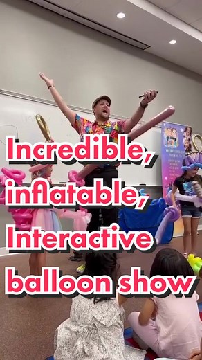Interactive Balloon Show: Unicorn, Lance, or Crown?