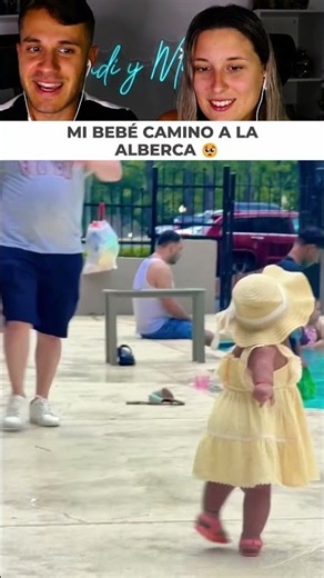Your baby walks toward the water and you have to run into protective dad mode