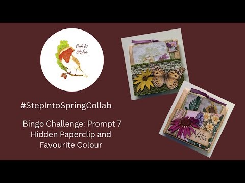 Hidden Paperclip with Pockets #StepIntoSpringCollab Bingo Challenge