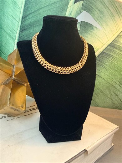 Vintage 16" Monet Chain Gold-tone Necklace - Etsy