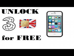 Unlock Three Phone - Free Unlock Three UK Network