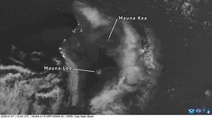 Snow Accumulation on Hawaii’s Mauna Loa Volcano Visible From Space