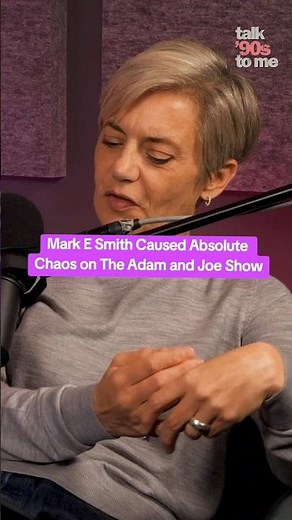 Mark E Smith caused absolute chaos on The Adam and Joe Show 🫣 #podcast #thefall #markesmith