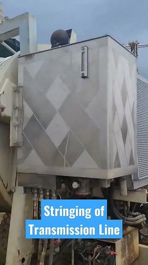 Stringing of Transmission Line | Power Line Stringing #Stringing #electricalengineers #electri_citi