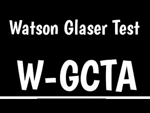 Watson Glaser Test | W-GCTA | How To Pass Watson-Glaser Critical Thinking Appraisal |