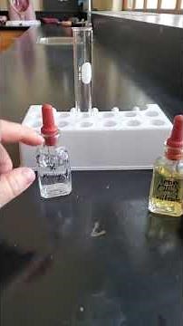 Potassium thiocyanate and iron (III) nitrate