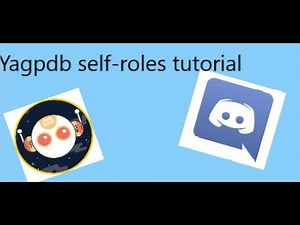 How to use self-roles with Yagpdb
