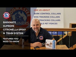 Barkmate Supreme Citronella Spray N Train System - Perfect Solution for Small Dogs
