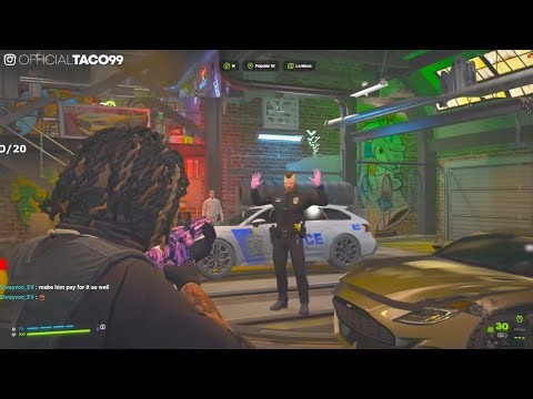 Taco holds up Cop at Rustys after he Cuts the Line | Prodigy RP | GTA RP | CG