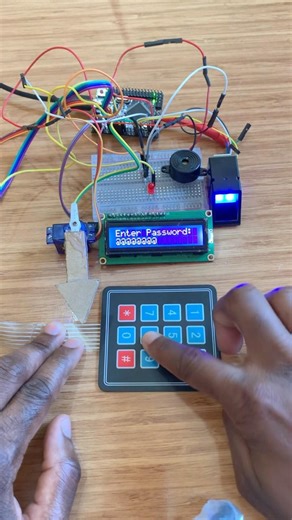 DIY Safe using Arduino Mega Pro Mini usingKeypad and Fingerprint Scanner #arduino #electronics