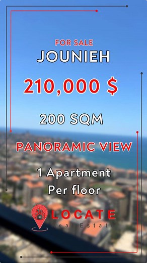 Stunning Sea View Apartment for Sale in Haret Sakher