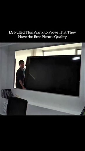 Insidee Out on Instagram: "LG once replaced a window in a job interview room with an Ultra HD TV. The TV played a meteor crash scene. The applicants thought it was real and panicked. LG filmed their reactions to show how lifelike the picture looked. This experiment proved how accurate and detailed LG's display technology was. It showed that perfect color and contrast make screens feel real to the human eye. . . . . via : LGChile/YT"
