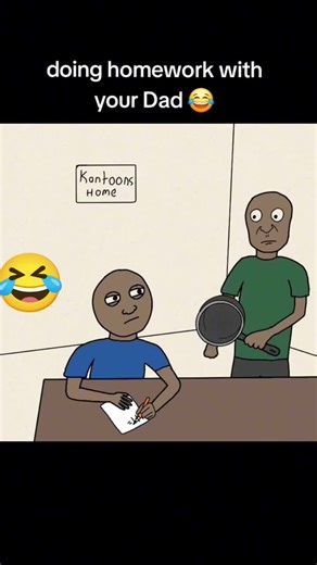 Homework with Dad! 🤣 #Homework #Dad