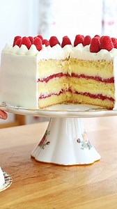 MALINA VANILA=MANILA Manila torta, ova predivna torta sa malinama i vanilija kremom je ozbiljna konkurencija italijanskoj torti sa jagodama i samo je nije zbacila sa trona jer mi je ona italijanska prva ljubav. Tu su one negdje po sastavu osim što kod manila torte imamo veliku prednost a to je da je možemo praviti i sa zamrznutim voćem. Željela sam da vam ponudim i tu verziju jer ste me mnogi pitali da li u italijansku tortu sa jagodama može zamrznuto voće i to što ne može vam predstavlja proble