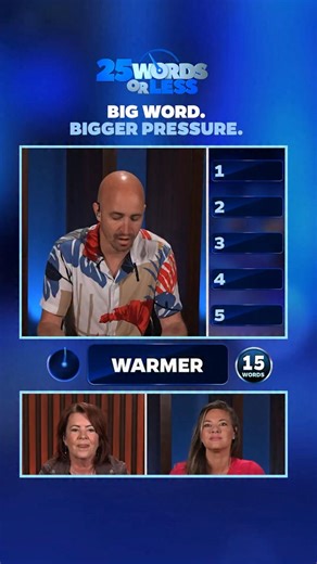 The clues feel strong, but the answer won’t settle. Can they commit to the big word before time runs out? Watch my team vs Melissa Peterman on 25 Words or Less every weekday this week🙌 #25WordsOrLess #GameShow | Kathleen Madigan