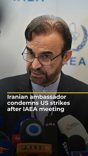 A senior Iranian diplomat condemned the US strikes on its nuclear sites, after attending an emergency meeting of nuclear watchdog the IAEA. Reza Najafi said the attacks marked a “collapse” of the principles underpinning Western civilisation. | Al Jazeera English
