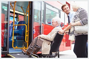 Le transport de personnes à mobilité réduite ou T.P.M.R