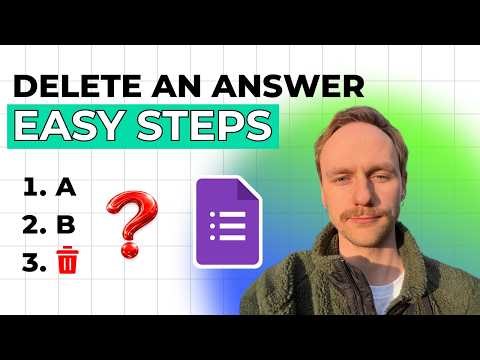 How to Delete a Single Answer in Google Forms [2026 Full Guide]
